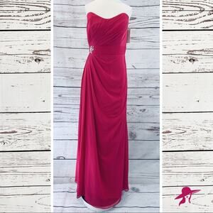 Jordan Fashions NWT Azelea Pink long  A452F dress